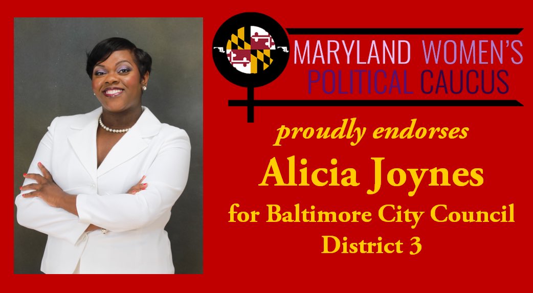 AJOYNES3's tweet photo. Thank you to the @MarylandCaucus for endorsing me. I look forward to fighting for women and families #TeamAlicia https://t.co/ICHG32Um16