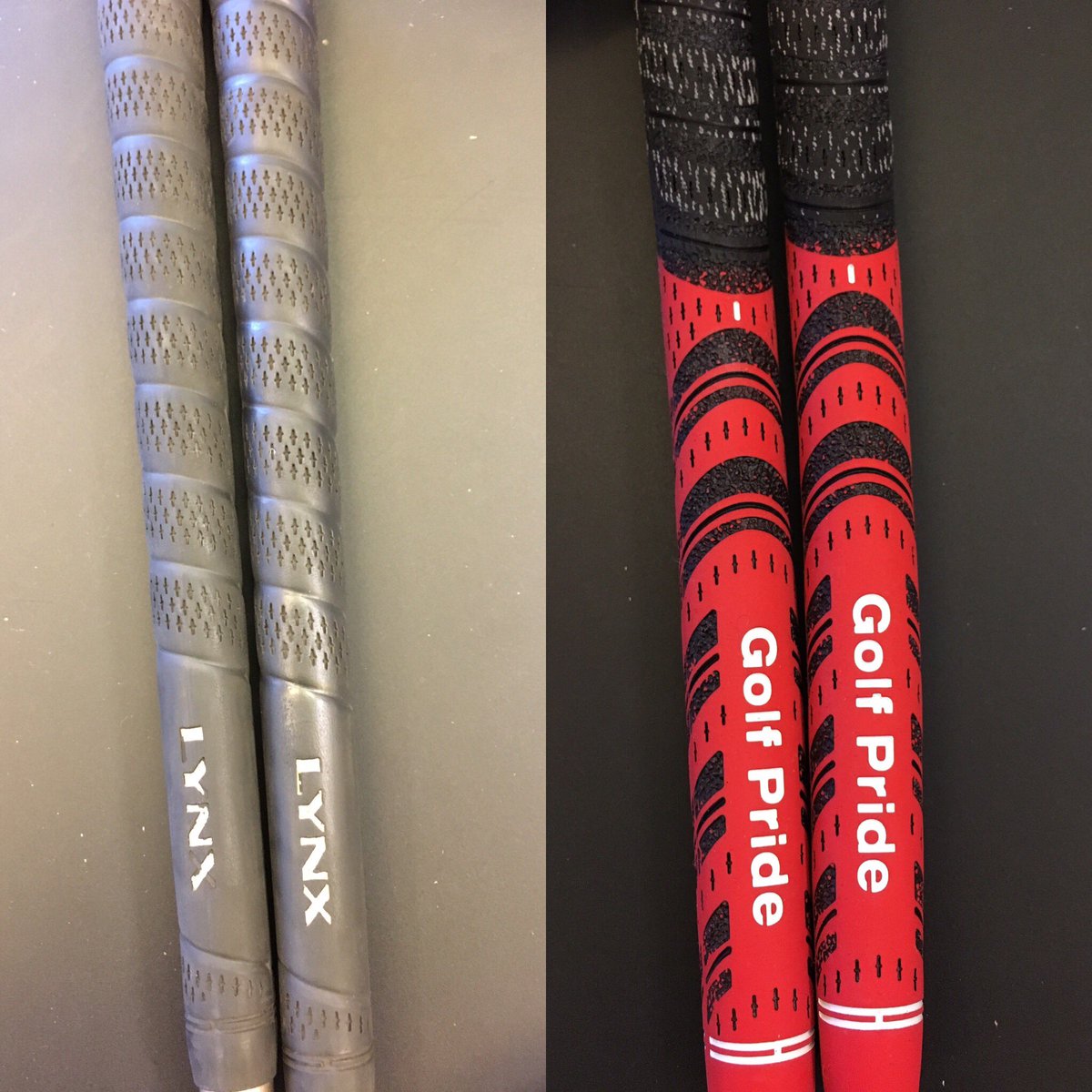 timhallpga's tweet photo. Think it was about time for this golfer to change his grips @golfpridegrips #multicompound #thsg #whileuwait #grips https://t.co/m0keYZqDit