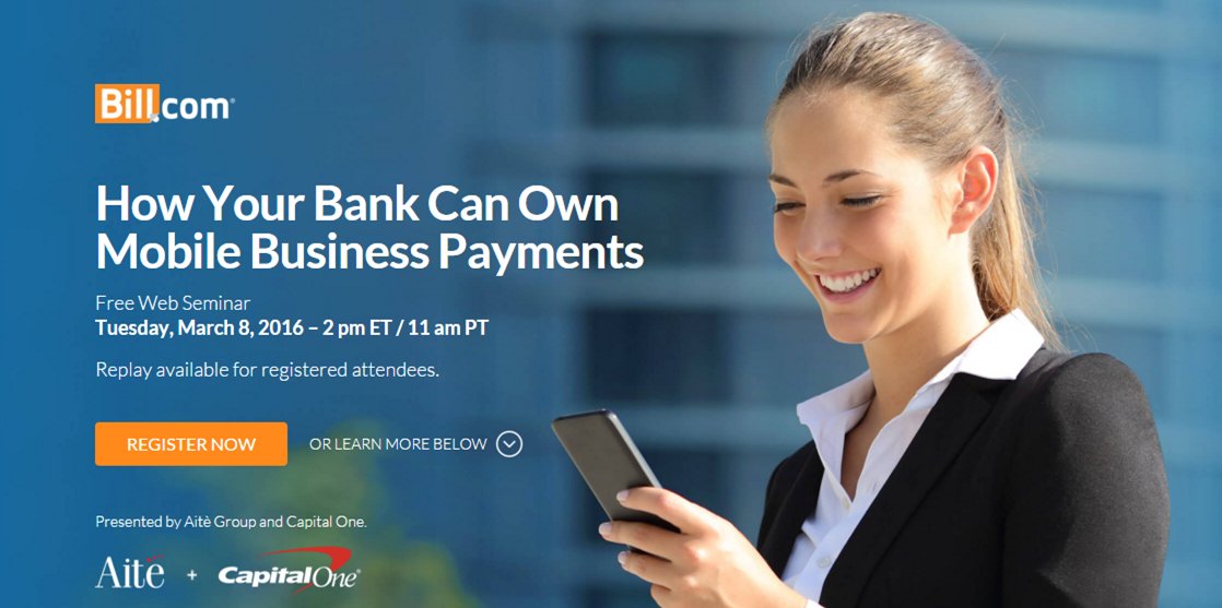 lspendley1's tweet photo. How Your #Bank Can Own #Mobile Business #Payments - Join @CBarry_aite for March 8 webinar: https://t.co/NwUi7nWlU7 https://t.co/TcygszAhpy