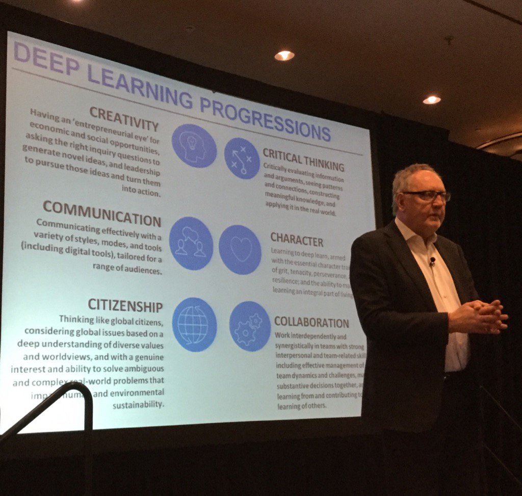 'Go deep on the 6 Cs~ Ss as change agents for society' @MichaelFullan1 #tllp2016 #change