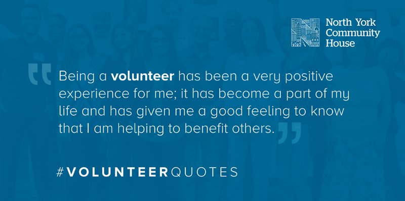 Become a NYCH #volunteer: nych.ca/volunteer-appl… #VolunteerQuotes