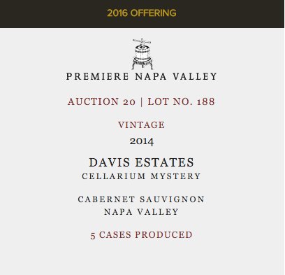 Our PHASE V 2014 Cellarium Mystery wine is being shown at #PNV16 today! #CellariumMystery #PhilippeMelka