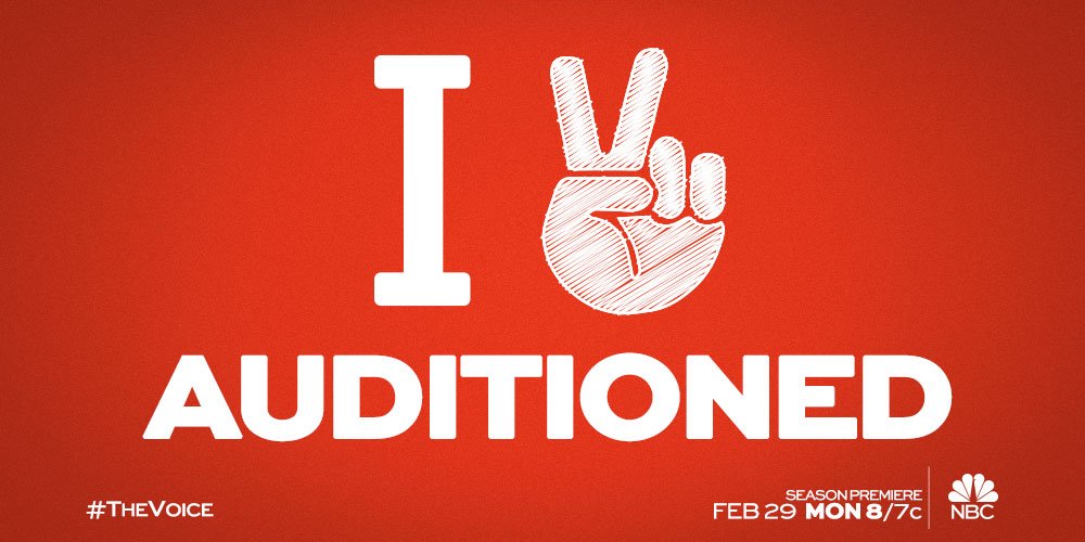 MarySarahMusic's tweet photo. I'm so pumped to tell y'all I auditioned for Season 10 of @NBCTheVoice!!! Stay tuned! Monday, Feb. 29th!! #TheVoice https://t.co/oC4lnyvvxq