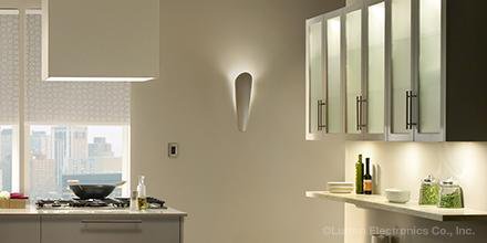 Lutron's tweet photo. Ivalo fixtures are architectural elements comprised of #technology, #quality & high #design. #designmeetstech https://t.co/45PRSQrFgE