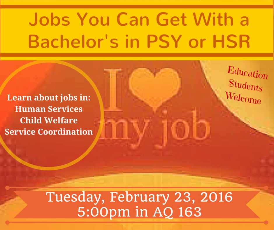 msmccareercntr's tweet photo. Hear from a panel of employers on 2/23 as they discuss the many job opportunities for graduates w/ a BA in PSY &amp; HSR https://t.co/eszyfydaQK