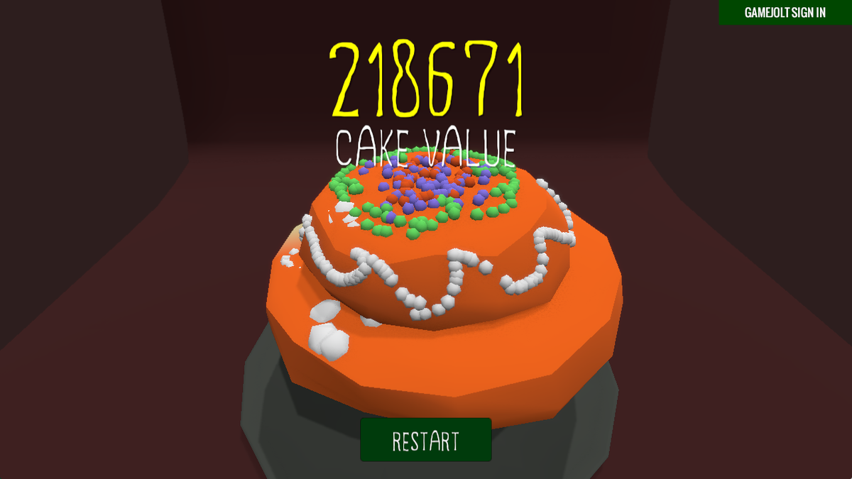 andyman404's tweet photo. Make a cake. Share your screenshot. #SpeedCakeTower: https://t.co/NylB8Wd3fa #towerjam #indiedev #gamedev @gamejolt https://t.co/QJtpgeGrSZ