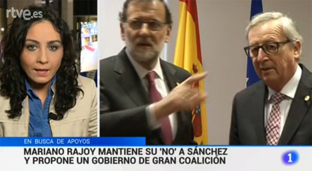 Rajoy se mantiene en su 'no' a Sánchez y en su propuesta de un Gobierno de "gran coalición" 

#TD2
