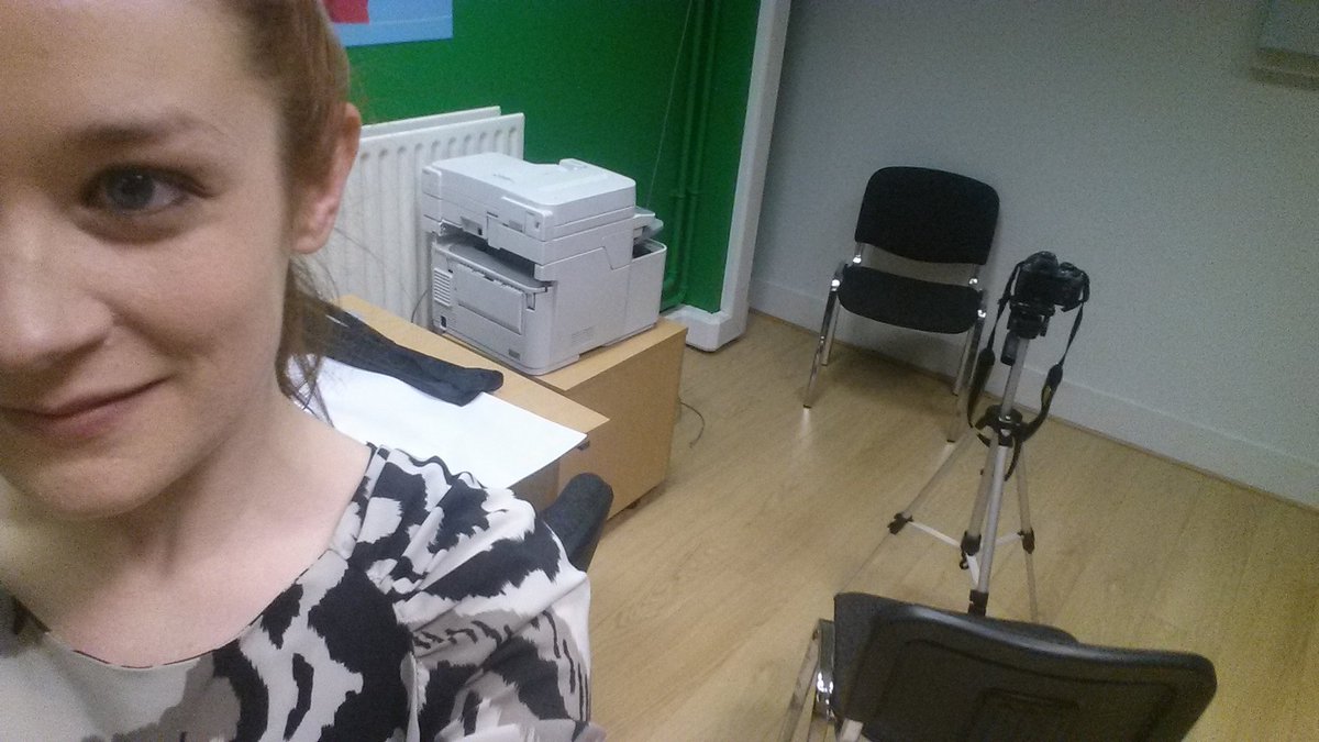 QuillincNI's tweet photo. A little behind the scenes glamour in between filming video interviews at @foodforthesoulf HQ in @NBSEH today :) https://t.co/BxDoWVBNbZ