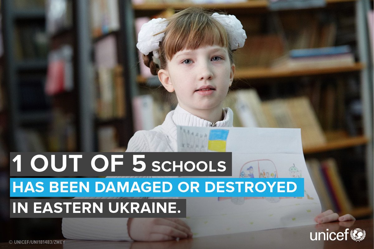 Access to education for #UkraineChildren has been disrupted by destroyed or damaged schools #UkraineConflict