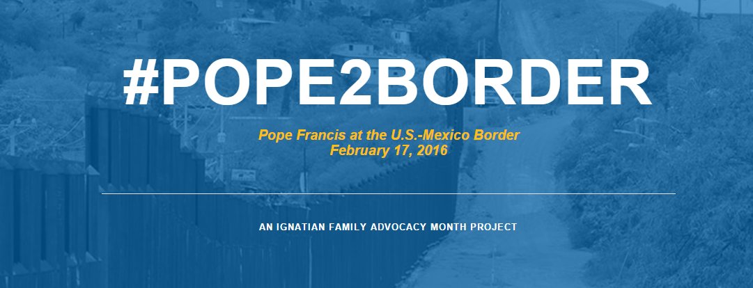 JCUMinistry's tweet photo. Stand with Pope Francis -- SIGN ISN's Letter to Congress on migration | #Pope2Border https://t.co/EJx0RBvlsa https://t.co/0XRg1mImhd