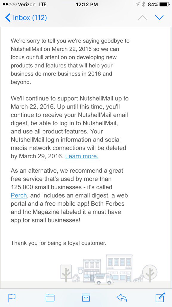 carriewriter's tweet image. This is a shame. @ConstantContact #nutshellmail #socialaggregators
