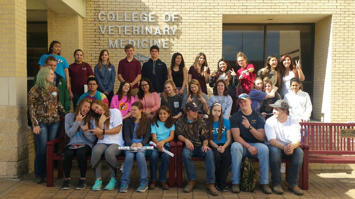 Clements Ag classes take @TAMU 👍  #betterthanschool we're a little crazy 😉 Ranger pride..Y'all wanna be on our side