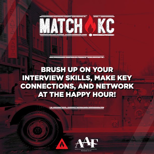 ad2kc's tweet photo. All work & no play is NOT our style: Hang out w/ us at #MatchKC #happyhour! https://t.co/9q0jEInq2b #AAFKC #WhyAd2 https://t.co/LaaxHnKB6M
