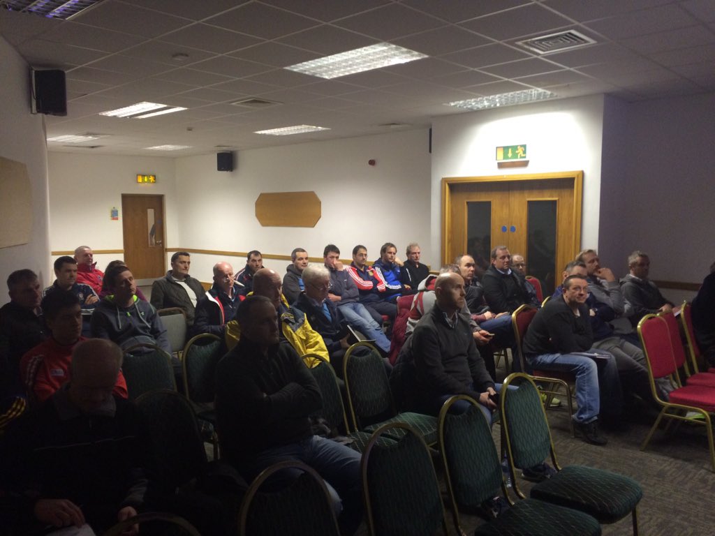 CorkGAACoaching's tweet photo. Excellent workshop @carrigoon Sean Dempsey #gamesbasedtraining @OfficialCorkGAA @RebelOg_ @Tracey_Cork #greatturnout https://t.co/jaaDKjS5v9