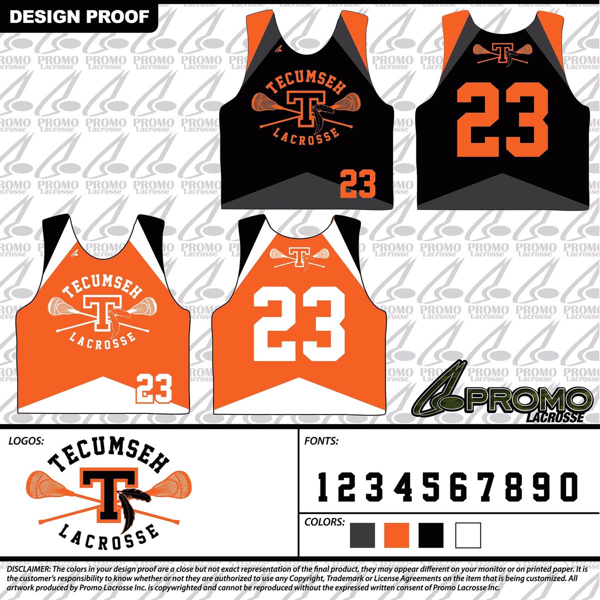 Youth Lax pinnies heading out like crazy! Thousands of pieces heading out!