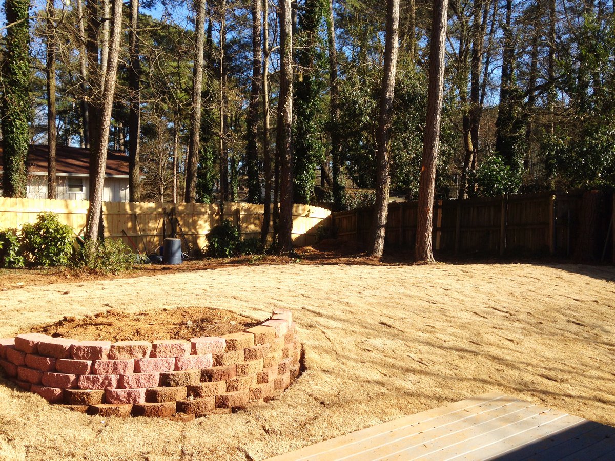 JWsPLC's tweet image. Ready to replace an area of sod in your yard? Now's the time! We just finished up a project yesterday. 404-909-5213