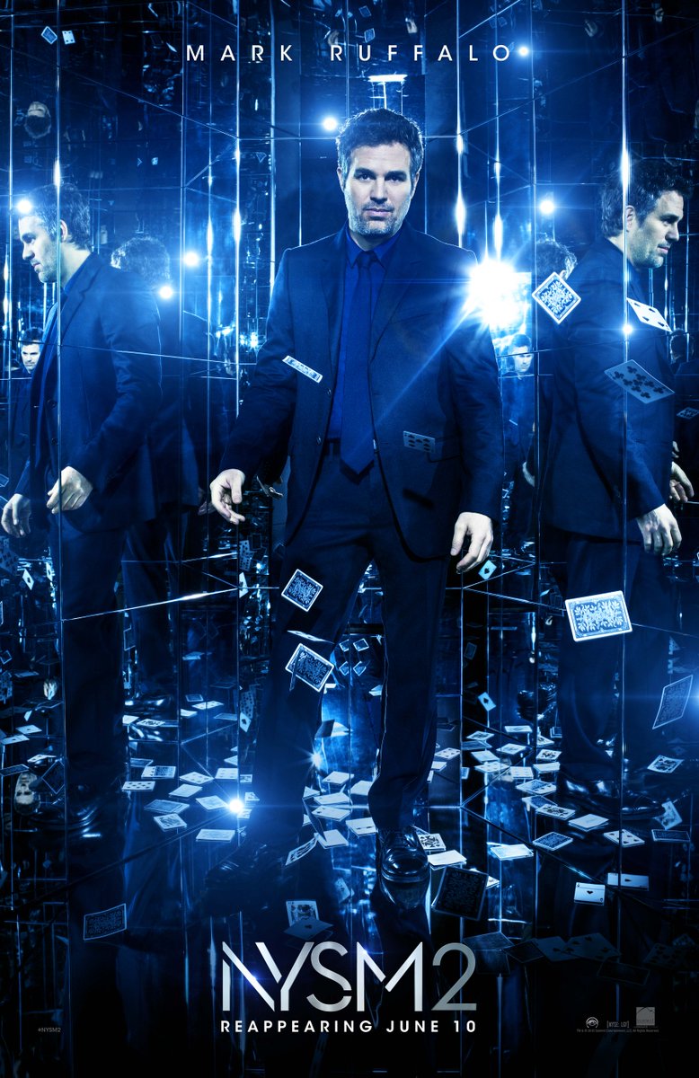 MarkRuffalo's tweet photo. This is gonna be a fun one. Who's excited??? #NowYouSeeMe2 @NYSMmovie https://t.co/2zdCdpEGkf