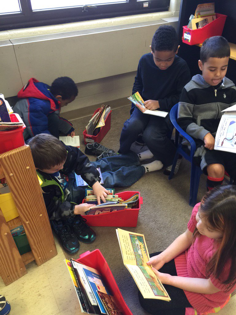 First graders love to read in their funky socks! #SSSct