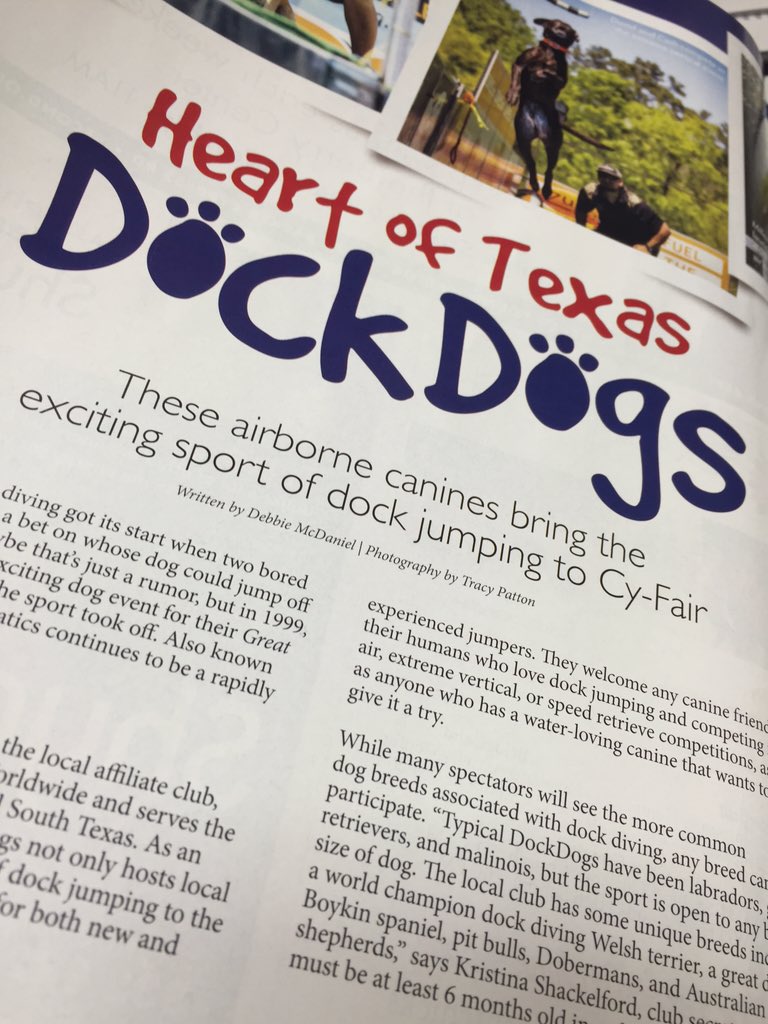 Our very own <a href="/tracy_patton/">Tracy Patton</a> was featured for her fabulous photography skills in the spring issue of <a href="/CyFairMagazine/">Cy-Fair Magazine</a>!