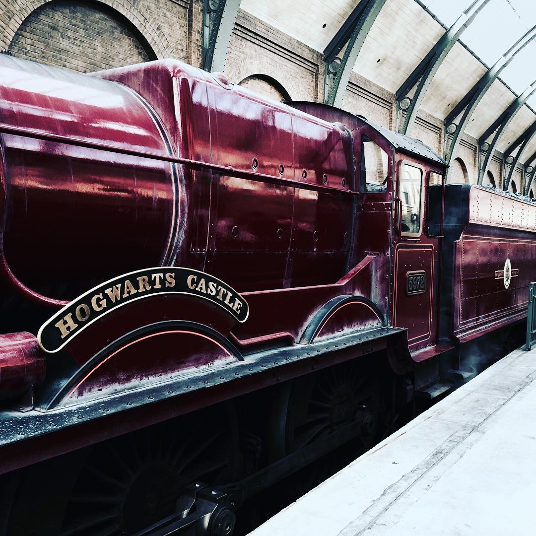 aj_mclean's tweet photo. Train time. Riding the grey area. #hogwartsexpress https://t.co/H5aOzoXzog