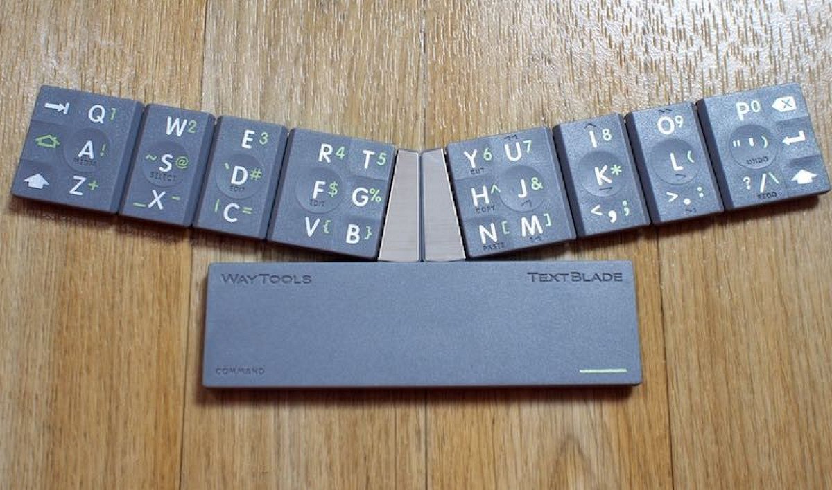 EspinalLab's tweet photo. WayTools' TextBlade Keyboard to Start Shipping to Test Group Users… https://t.co/88z1rkvmHr #TextBlade #WayTools https://t.co/H6kpLvgLJi