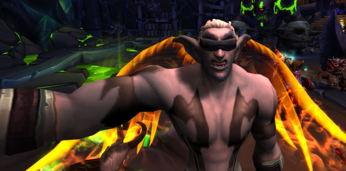 Sarkusmoss's tweet photo. SMILE from @Sarkusmoss! ha. #Selfie Court of Blood World of #Warcraft! #BlazingWings #DemonHuntersAspect #Rs #Loveit https://t.co/OnWgP9r4I2