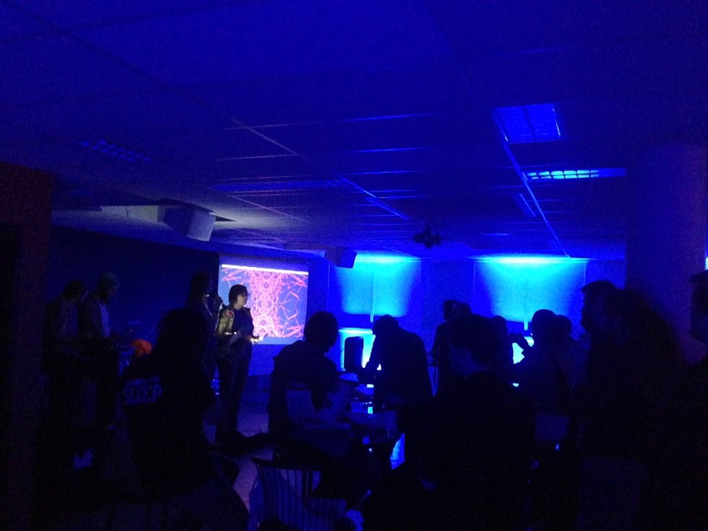 iRNY's tweet image. Exciting kickoff at #splashjam, though I seem to be writing for two teams...