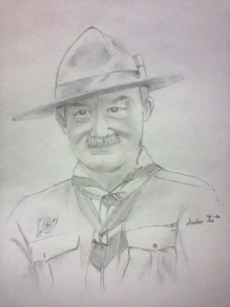 DUDINISTIK On Twitter Kwarnas Coba Coba Buat Sketsa Baden Powell