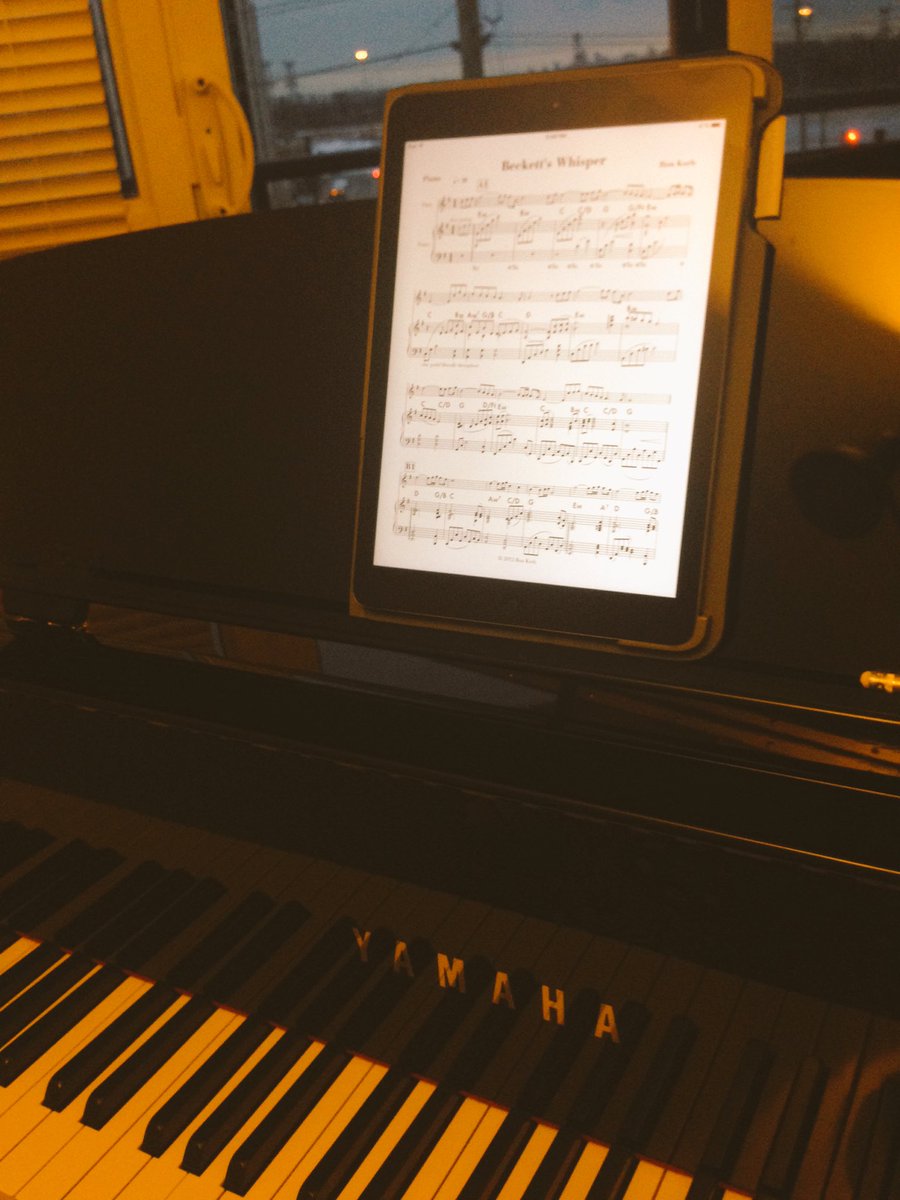 karahuberpiano's tweet photo. working today on music by @ronkorb #junctiontrio concert Sunday 3:30 @ St. Anne #toronto https://t.co/avQ500rFl1