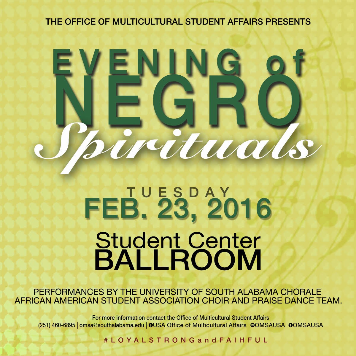 #BlackHistoryMonth <a href="/USACommDept/">USA Communication</a> <a href="/ZetaKappaQues/">Mighty ZK Ques ⚡️</a> <a href="/ProwlRadioUSA/">WJGR 97.1 The Prowl</a> <a href="/usastudentctr/">USA Student Center</a> @AASA_USA <a href="/Jaguars_Crew/">South Alabama Fans</a> @SouthAlaMBK