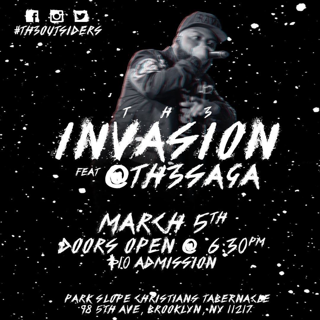 Th3Saga's tweet photo. #Th3Invasion HAS BEGUN!!!ππ½π
Let's have fun in Brooklyn
#BeThere
@Kadeem_Nichols x @leekdmuzik x @Th3Saga https://t.co/JcMEB2F5tM