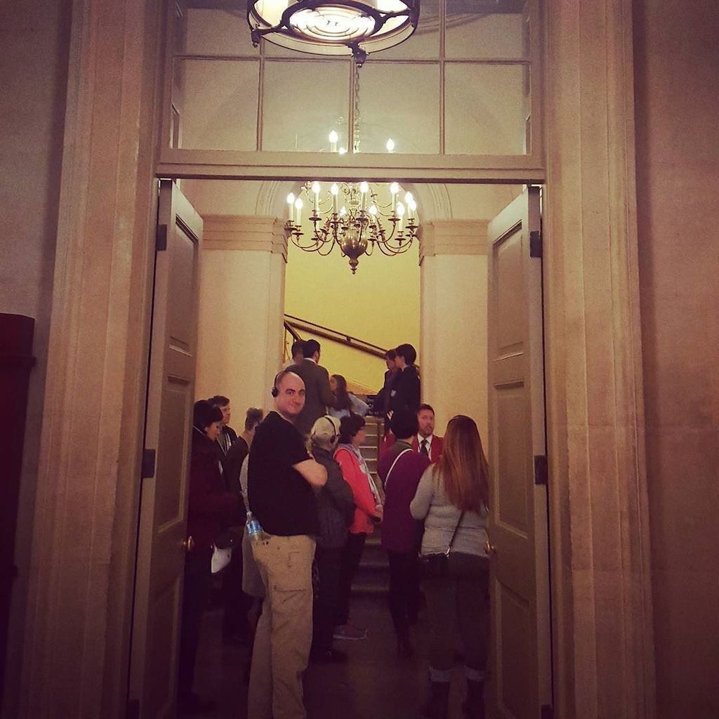 ClothingArts's tweet photo. Walking through history in the Capital today in our #PickPocketProofPants ... original doorway of Congress in Washi… https://t.co/SrtAT3LyOC