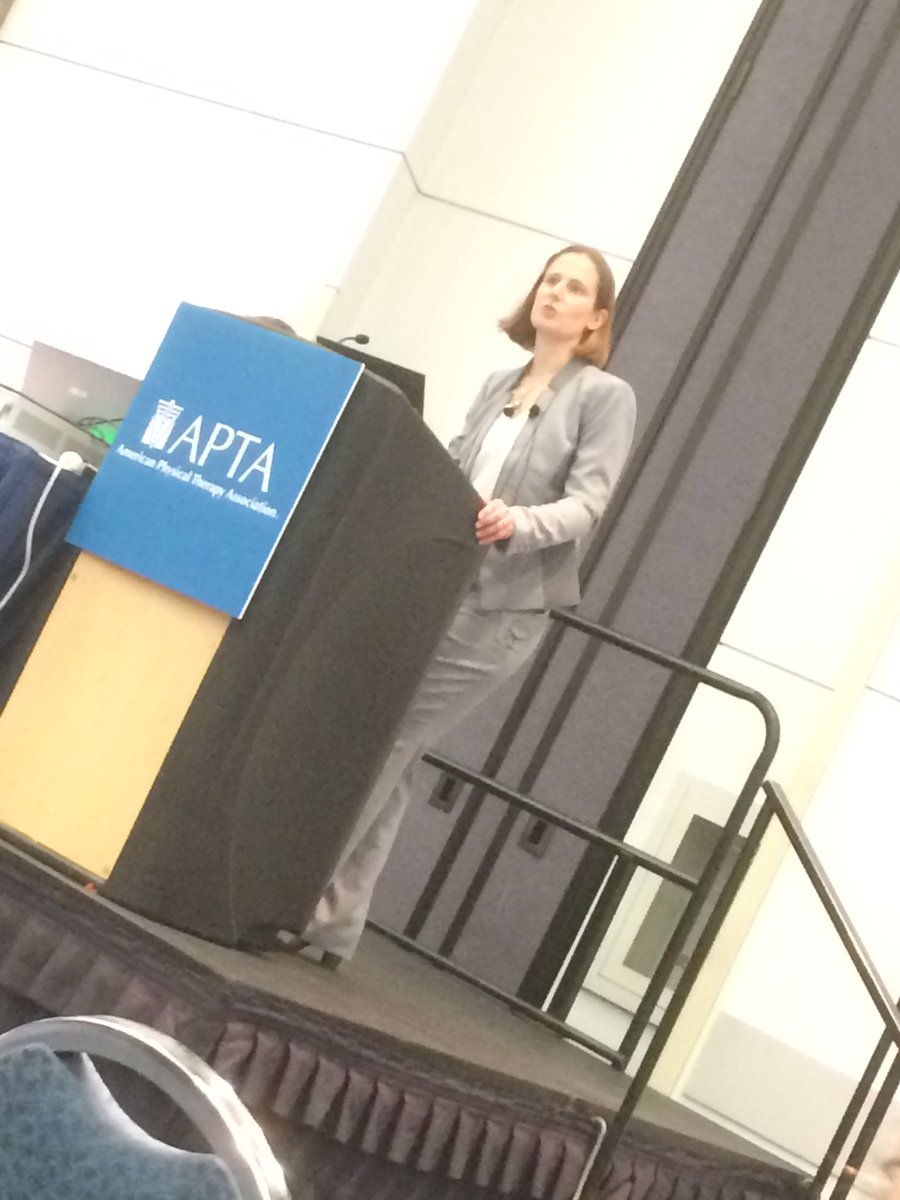PTPintcast's tweet photo. @CJ_PaglianoPT of @MarymountDPT on stage @ @APTAcsm #SaintPT https://t.co/Kfk1Pww9SF