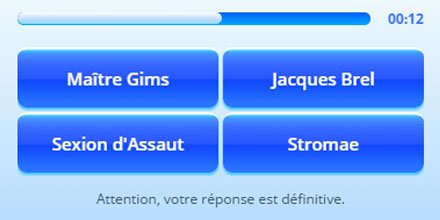 TF1's tweet image. #LeGrandBlindTest
Qui chante &quot;Alors on danse&quot; ? Jouez en direct sur #MYTF1
&amp;gt;bit.ly/JeuBlindTest