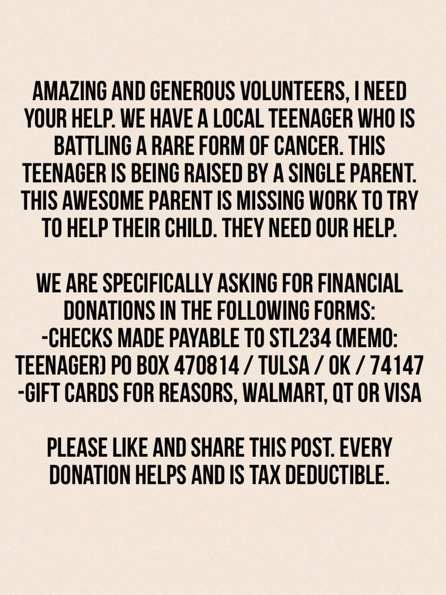 Twitter Friends, we have a HUGE need. Please read and retweet