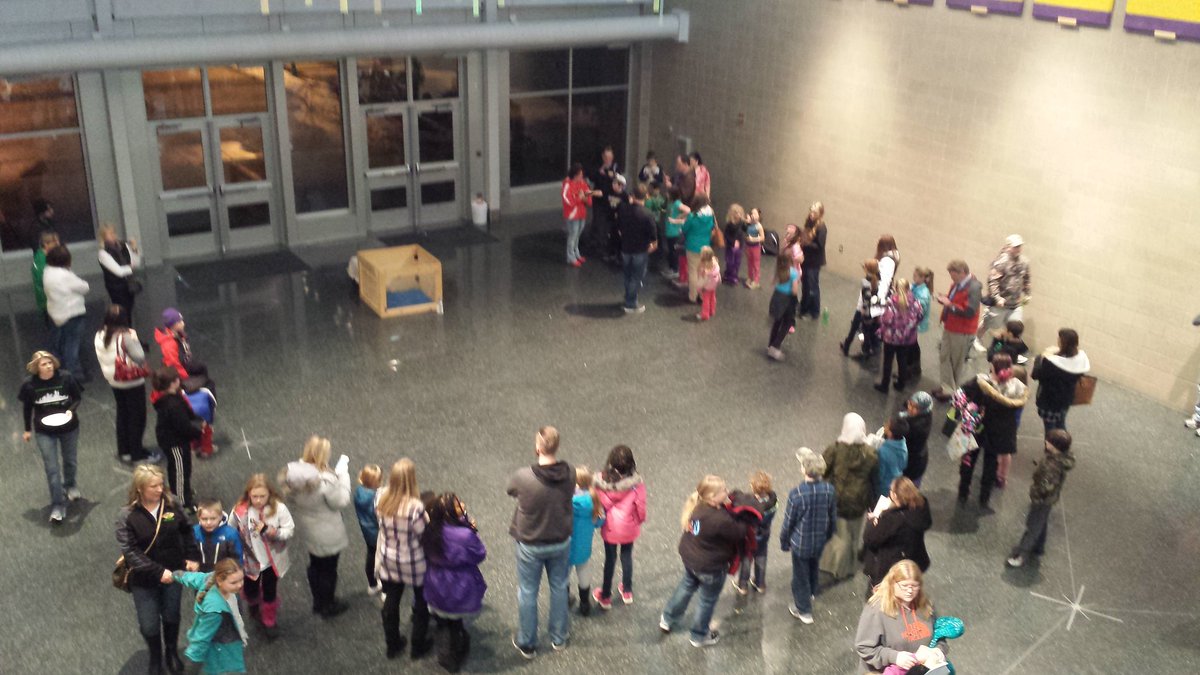 JohnGerads's tweet photo. @isd47 @srr_odob Great turnout tonight at the high school for Family Fun Night!  #odob https://t.co/m0gkcIhhtY