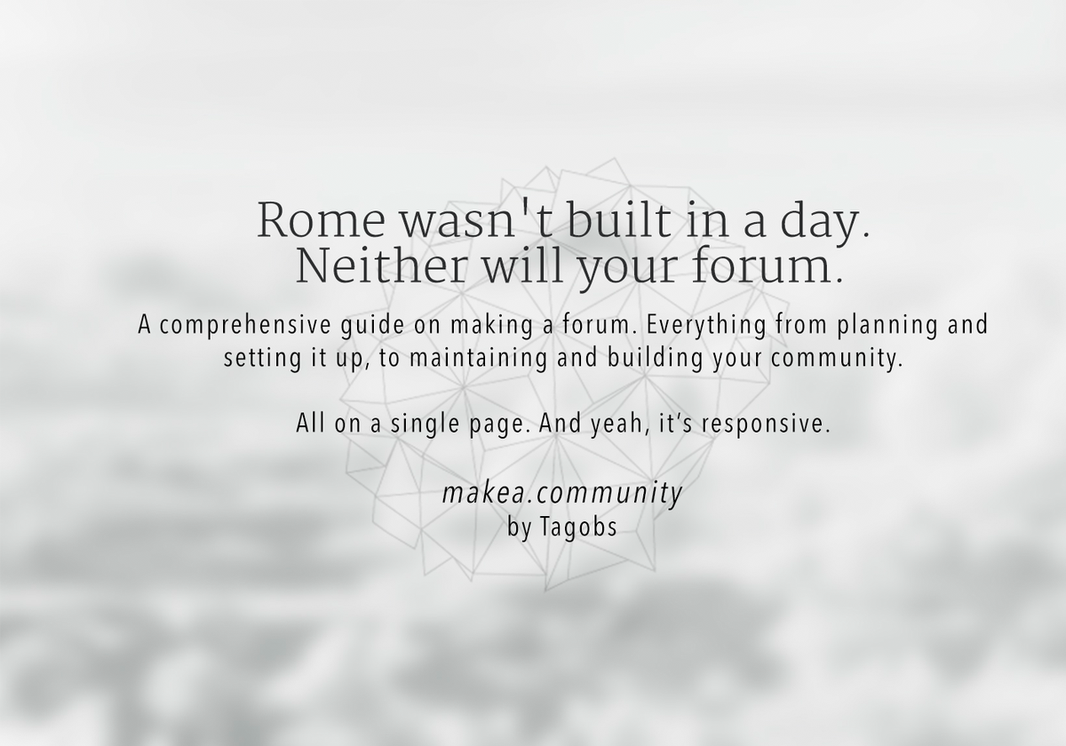 forumguide's tweet image. Beware. makea.community #makeacommunity