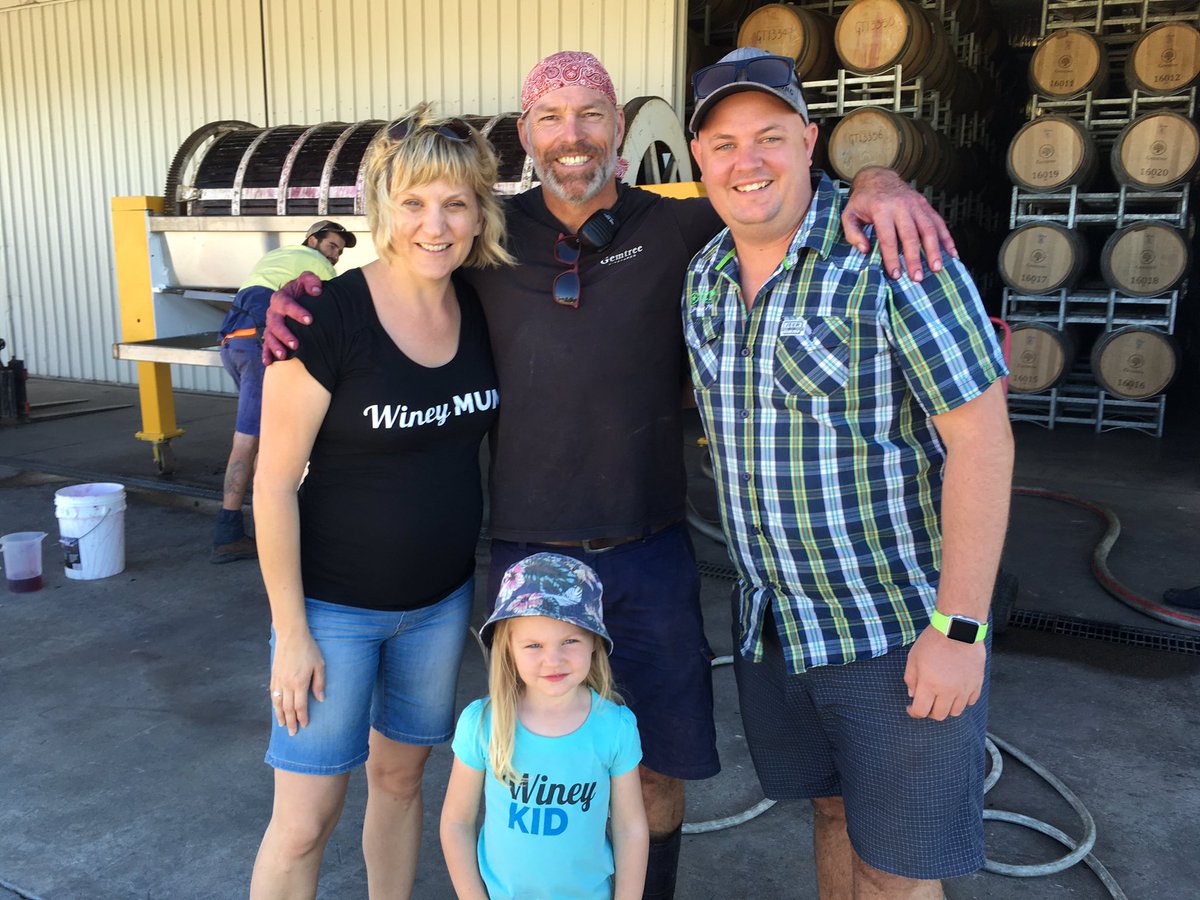 Fun at <a href="/GemtreeWines/">Gemtree</a> this afternoon taking 45 <a href="/wineykids/">Winey Kids</a>, their parents and grandparents on a tour of the winery!