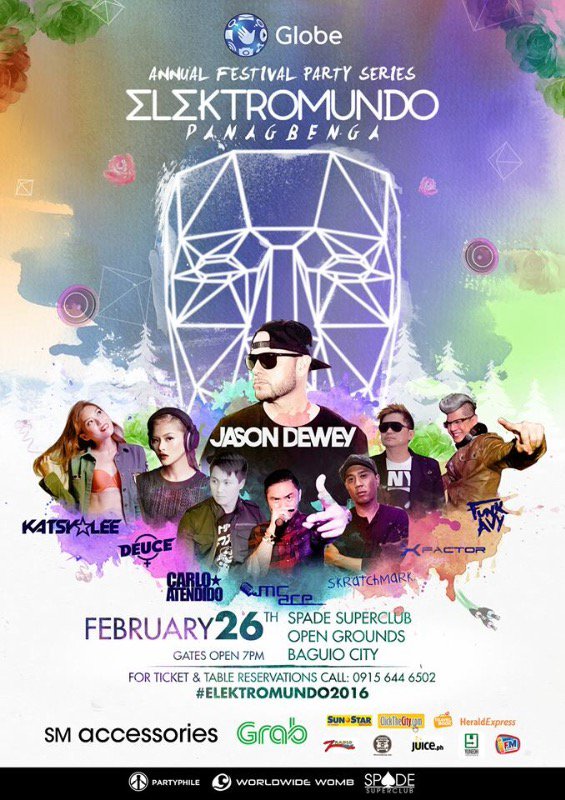 partyphile_app's tweet photo. Party at #Elektromundo2016 Panagbenga. Tix for P200 only in the Partyphile App using credit/debit card or paypal!🎉 https://t.co/7IWQ6SIN8p