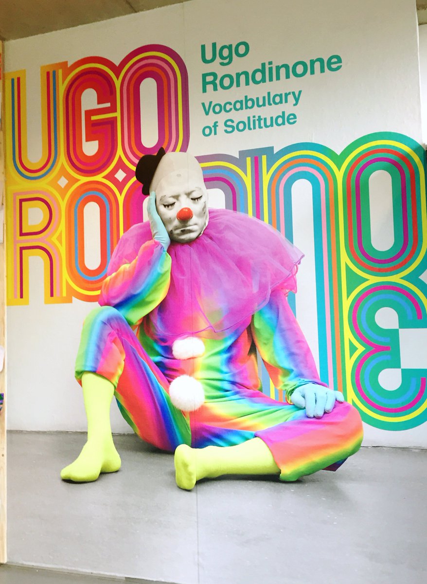 Sinds vorige week te zien <a href="/boijmans/">Museum Boijmans Van Beuningen</a> de tentoonstelling van Ugo Rondinone. Het campagnebeeld geprint op textielbehang