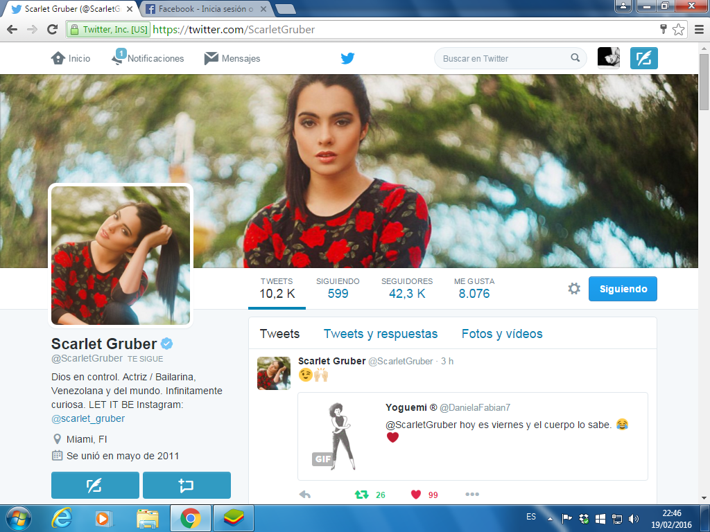 ScarletFCRD's tweet photo. Brujis @ScarletGruber Tardo el día en llegar Pero Llego #HoSii 🙌😉🙌🏼
Nuevas Imágenes en Tu Perfil
You're beautiful https://t.co/10HA0JeYqW