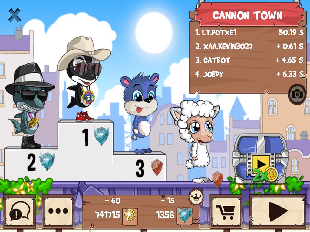 LTxDot's tweet photo. Get on my level, son! #funrun2 #Kevin3027 #catbot #Joedy https://t.co/ig5OdEx9C1