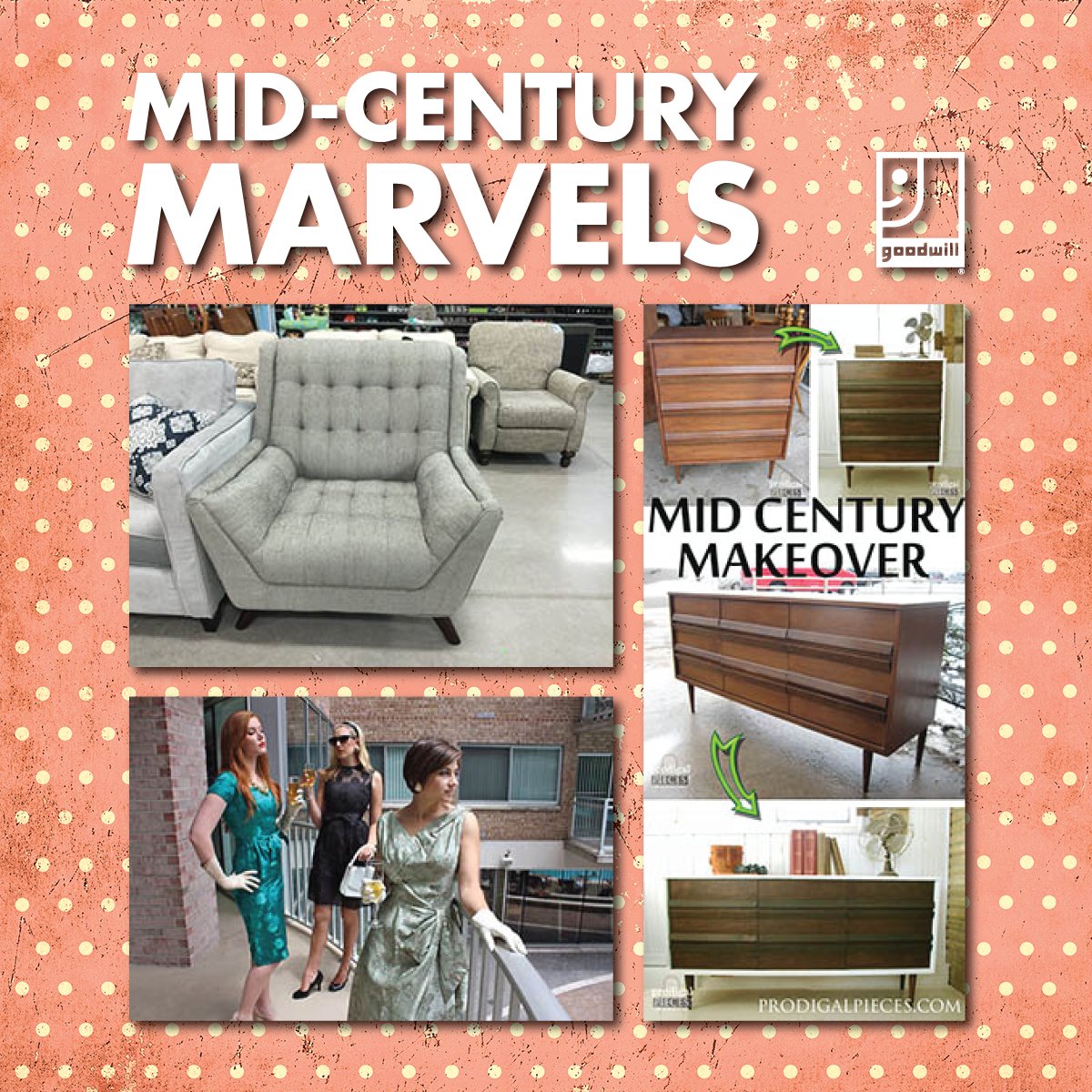GoodwillIntl's tweet image. Find a special spot in your heart for mid-century décor and fashion! bit.ly/21fbM8v