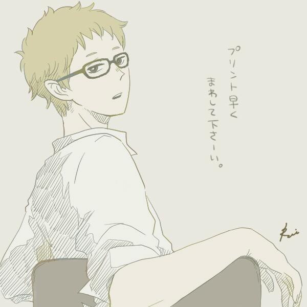 ハイキュー イラスト集 ハイキュー 月島 クラスで前の席がツッキーだったら ハイキュークラスタさんと繋がりたい ハイキュークラスタさんがバッてrtしてきてグワッて繋がる不思議なタグ ハイキュー好きな人rt T Co Cstux9zri6