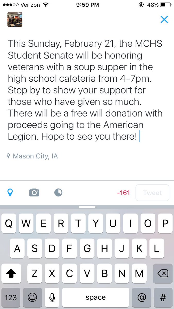 MCHSSTUDGOV's tweet photo. Supporting Those who Serve us: Take your turn 🔴⚪️🔵🇺🇸 https://t.co/NKEwuzXGVy