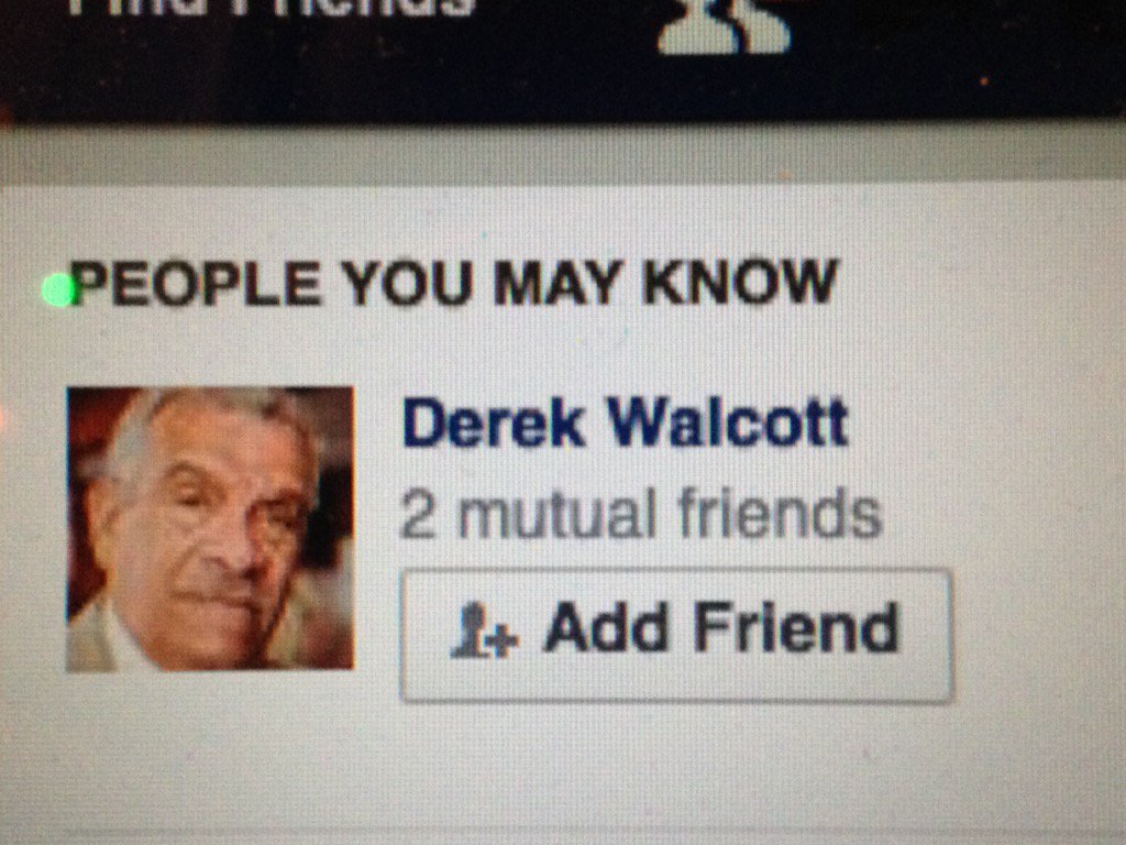 JHpoet's tweet photo. Those moments when FB suggests that you send a friend request to a Nobel laureate have made life much more peculiar. https://t.co/wsBqPQNykB