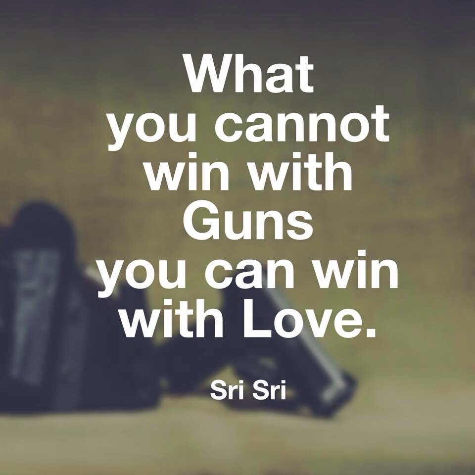 artoflivingusa's tweet photo. What you cannot win with Guns, you can win with Love! - Gurudev @SriSri 

RT if you agree! 

#WorldCultureFestival https://t.co/MOZ8VhaEzi