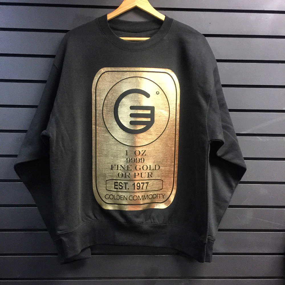 GoldnCommodity's tweet photo. Golden Commodity
Fine Gold Or Pur est.1977 Crewneck!
#goldencommodity #goldencommodity_lifestyle #commodityboys https://t.co/lSO1oteTfW