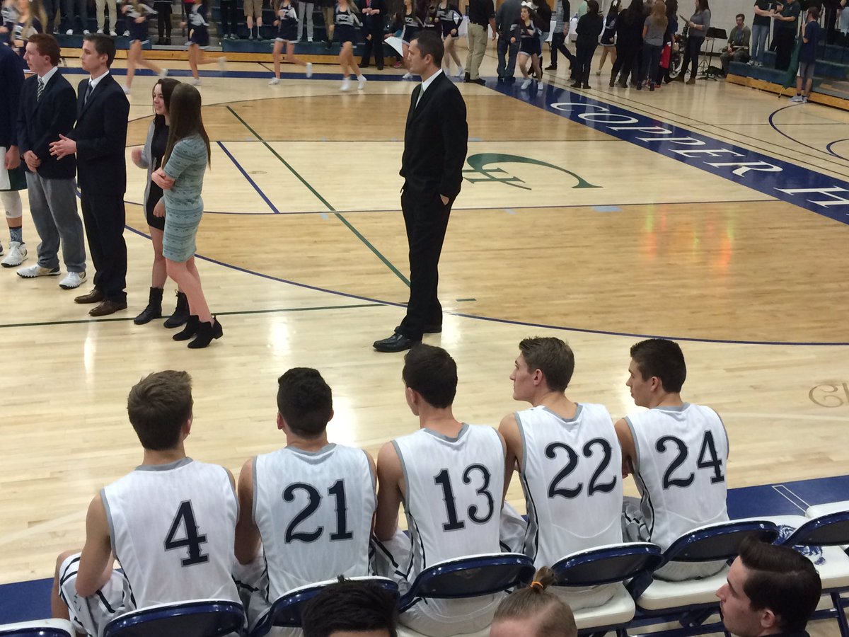 CHHSBASKETBALL's tweet photo. Varsity wins Jordan 64-57 with a 19-3 record 
State here we come!
Thanks for all that came to support our seniors! https://t.co/Z9lGophRq1