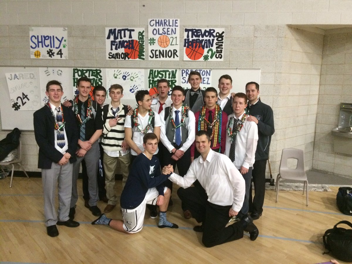 CHHSBASKETBALL's tweet photo. Varsity wins Jordan 64-57 with a 19-3 record 
State here we come!
Thanks for all that came to support our seniors! https://t.co/Z9lGophRq1